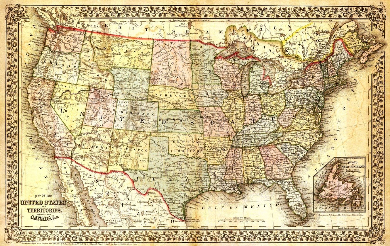 a map of the United States