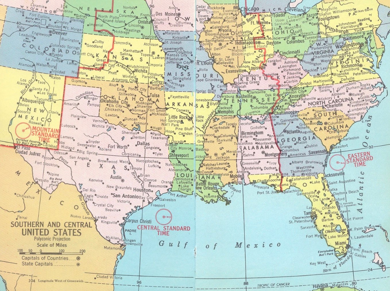 a map of the United States 