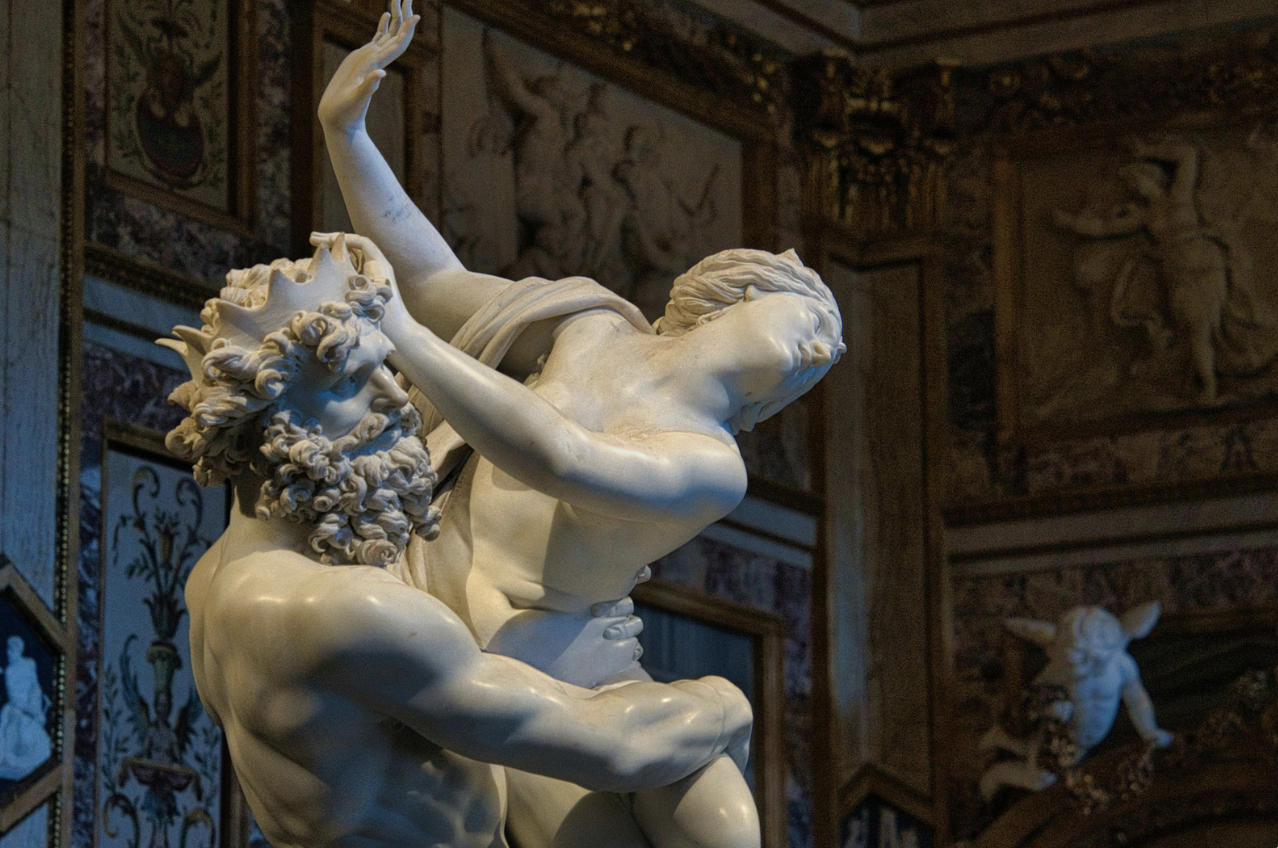 Bernini's Rape of Proserpina in Roman Gallery