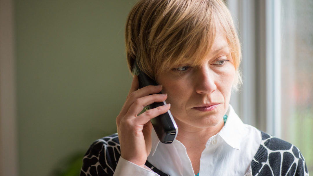 woman on the phone
