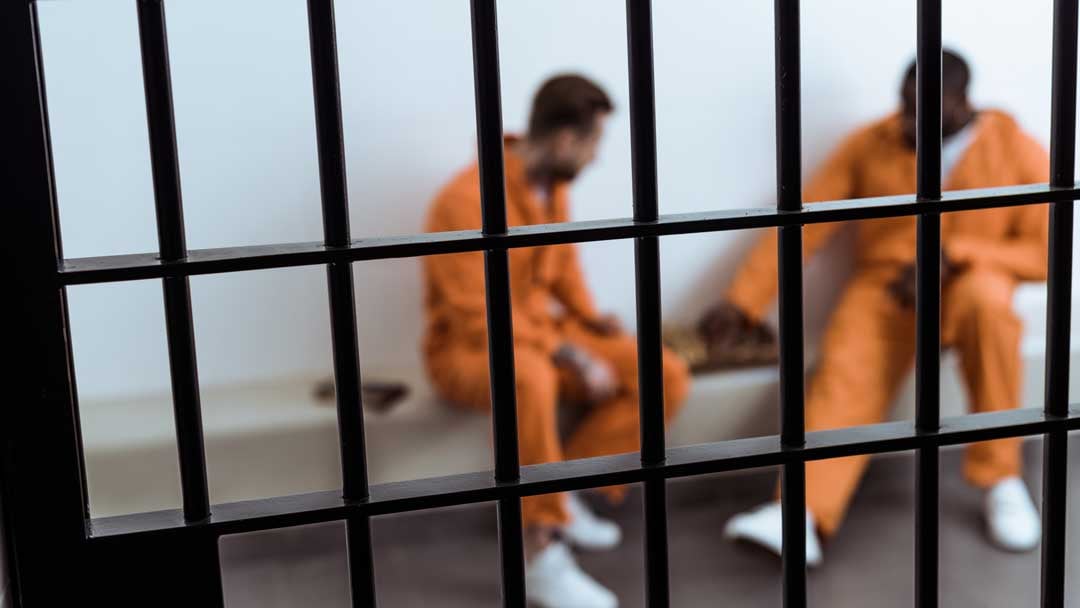 person in jail