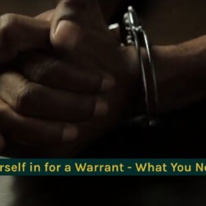 Turning Yourself in for a Warrant
